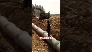 Sewerage pipes are being laying [upl. by Nanyt]