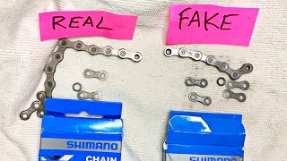 How Bad Is A Counterfeit Shimano Chain I Tested One Out [upl. by Rratsal]