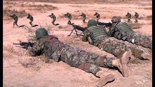 Afghan National Army Commandos training at Camp Morehead Afghanistan [upl. by Bailie]