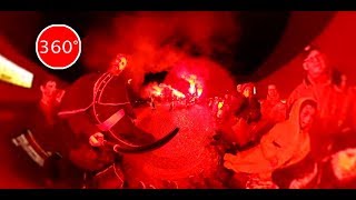 360 Grad Video  Fasnacht Nacht Umzug Mellingen 2017 [upl. by Irrehs533]