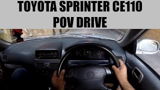 Toyota Sprinter CE110 POV Drive【試乗動】 [upl. by Sashenka]