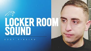 Locker Room Sound Eddy Piñeiro discusses missed kicks [upl. by Mort]