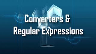 Learn Kofax RPA 104 8Converters and Regular Expressions [upl. by Lraed]