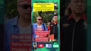 demo sinarmas di depan istana ke presidengan🇮🇩alvinlim demo istanapresiden shortvideos [upl. by Isaiah]