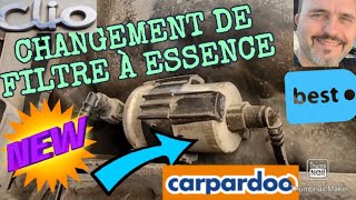 Changer le filtre à carburant sur Renault Clio IV  Tutoriels Oscaro [upl. by Horlacher]