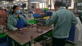 oxyhydrogen generator welding machine used for copper tube producion workshop [upl. by Leesen]