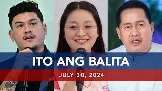 UNTV Ito Ang Balita  July 29 2024 [upl. by Humble]