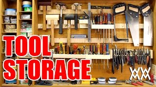 French cleat storage system for hand tools [upl. by Thursby272]