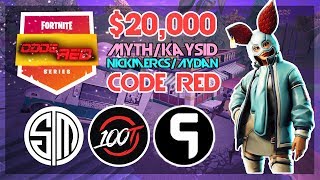 20000 🥊TSMMyth Kaysid VS Nickmercs Aydan🥊 Code Red Fortnite [upl. by Hutner]