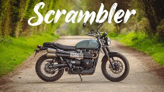 2022 Triumph Street Scrambler  First Ride Review [upl. by Kama]