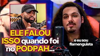 GUSTAVO MACHADO EXPLICA TRETA com GABIGOL no PODPAH [upl. by Elleral325]