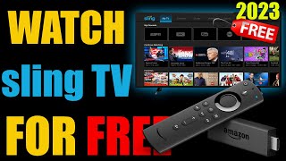 How To Get Sling TV For Free LEGALLY in 2023 TV Shows And Movies No Signup [upl. by Ydna181]