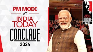 LIVE PM Modi attends the India Today Conclave 2024 [upl. by Asli944]