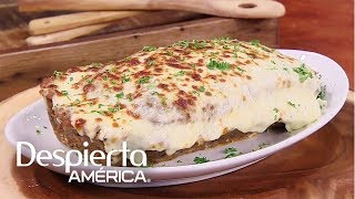 Receta de pastel de carne relleno de lasaña [upl. by Nilak]