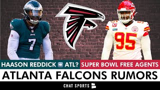 Falcons Rumors Haason Reddick TRADE To Atlanta  Super Bowl Free Agent Targets [upl. by Hort781]