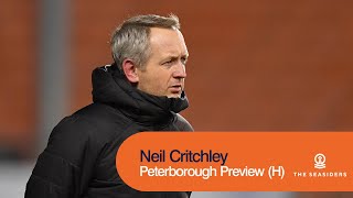 quotWe want to bounce backquot  Neil Critchley  Peterborough Preview [upl. by Lopes]