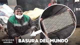 Joven inventora crea ladrillos con residuos de plástico  Basura del mundo [upl. by Llevol149]