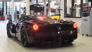 Startup Ferrari LaFerrari Aperta VERY LOUD [upl. by Lorrayne]