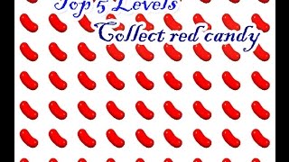 Candy crush saga best levels to collect red candy [upl. by Ylrebmit711]