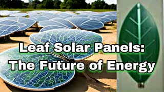 Leaf Solar Panels The Future of Energy  New Solar Panel Technology [upl. by Assenad]