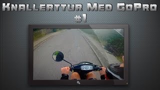 Knallerttur Med GoPro 1  Min Første Tur  En Mand Kører Ind I Mig [upl. by Imugem864]