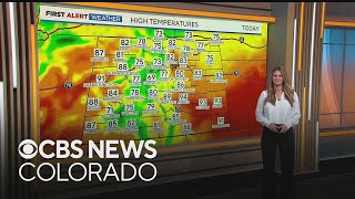 Staying warm and dry with more Denver records possible [upl. by Klotz]