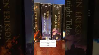 Whats your favorite Malazan Book of the Fallen Booktube fantasyauthor [upl. by Ana689]