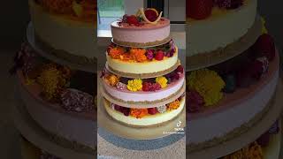 Tiered Cheesecake for a Wedding [upl. by Eibob]