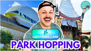 Park Hopping With Lightning Lane Multi Pass  EPCOT amp Hollywood Studios  Disney World 2024 [upl. by Noirod854]