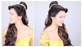 Belle Disney Princess Hair Tutorial [upl. by Leslie908]