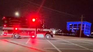 Schaumburg fire department engine￼ and￼ambulance 52 responding [upl. by Pierrette]