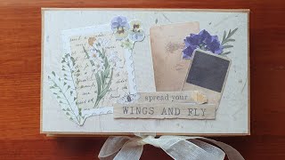 TUTO Mini album facile type folio  Partie 1 la base scrapbooking minialbumscrap albumphoto [upl. by Revolc]