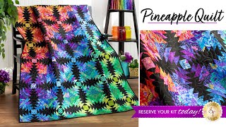 Introducing Pineapple Quilt in Prism II amp Kaffe Fassett RESERVE  Shabby Fabrics [upl. by Akcinehs]