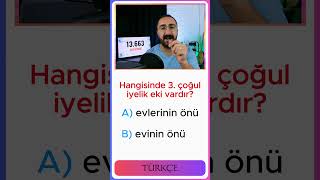 Dil Bilgisi Türkçe Taktikleri 3Tekil ve 3Çoğul İyelik Eki Ayrımı ykstürkçe dilbilgisi [upl. by Alverta828]