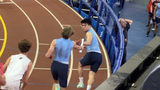 2023 NYC Armory Track 4x200 Relay  CHSAA Carnival Relay 1292023  Andrew Teh Xavier HS [upl. by Amy]