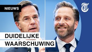 KIJK TERUG Rutte en De Jonge over verlenging avondlockdown [upl. by Seeto]