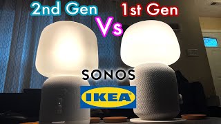 IKEA SYMFONISK Lamp Comparison1st Gen Vs 2nd Gen [upl. by Neirrad225]