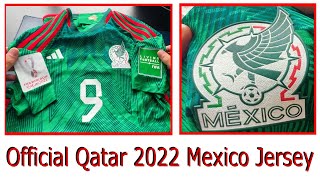 Official Mexico World Cup Jersey 2022 player version playera México selection [upl. by Atalayah]