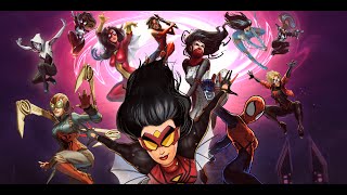 Meet the SpiderWomen of Marvel in SpiderMan Unlimited [upl. by Rorke587]