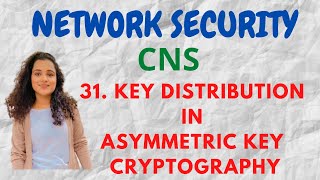 31 Key Distribution in Asymmetric key cryptography CNS [upl. by Edithe]