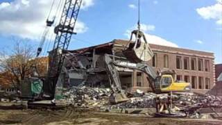 2010 Demolition of St Marys School in Dedham [upl. by Areis103]