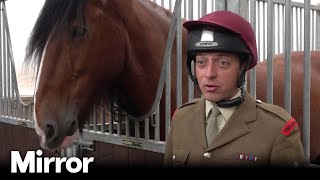 ‘Gentle giant’ horse Apollo taking part in Queen’s funeral procession [upl. by Starlene95]