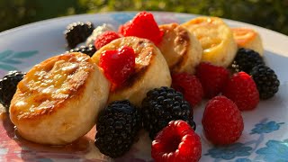 The Best Breakfast Recipe Cottage Cheese Pancakes Syrnyky That Will Make You a Chef 👩‍🍳 [upl. by Nelyag]