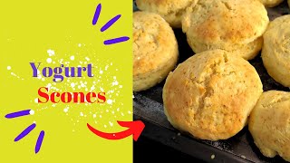 How to make Yogurt scones with oilscones without butter only oil [upl. by Lyrej]