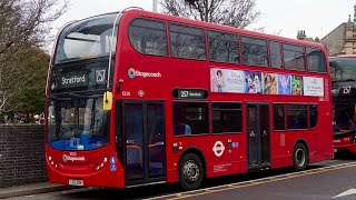 London Bus Route 257  Walthamstow to Stratford [upl. by Dumah]