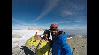 Climb Iztaccihuatl Volcanic summit Mexico [upl. by Eednyl]