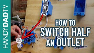 How to Switch HALF an Outlet [upl. by Rdnaskela]