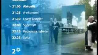 SVT2 ident 2007  Aktuellt intro [upl. by Stoddard]