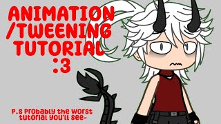 ANIMATIONTWEENING TUTORIAL  GACHA [upl. by Gillian]