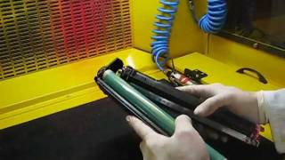 How to refill HP CB540A amp CB541A amp CB542A amp CB543A Toner Cartridges [upl. by Orvah]